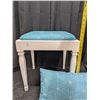 Image 2 : Upholstered Stool and Metre of matching Fabric