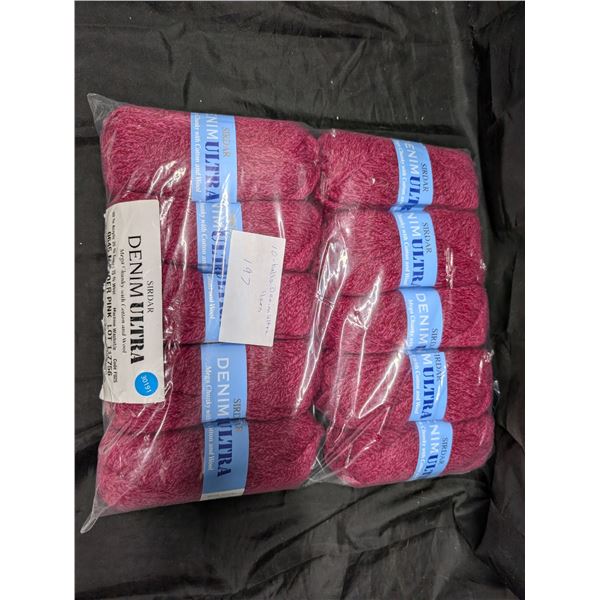 10 Balls of Denim Ultra Yarn