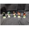 Image 1 : 5 Tender Leaf Tea Birds (bobolink, Magpie, (2) Bay Berated and Red tail)