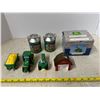 Image 1 : (4) John Deere Salt and Pepper Shakers (1) with Box