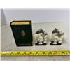 Image 1 : Chess Horse Bookends plus Students Encyclopedia Coin Bank