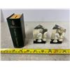 Image 2 : Chess Horse Bookends plus Students Encyclopedia Coin Bank