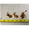Image 1 : Set of (3) Rabbits mini