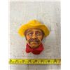 Image 1 : (1) Chalkwere Wall Hanging "Raw Hide" Cowboy