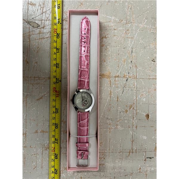 Think Pink Heart Watch Breast Cancer Awareness