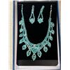 Image 2 : Blue Stone Necklace, earring set