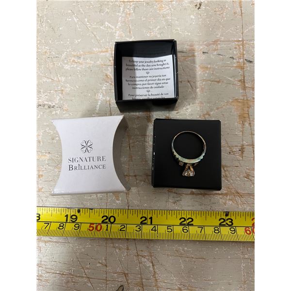 925 CZ Infinite romance ring size 7