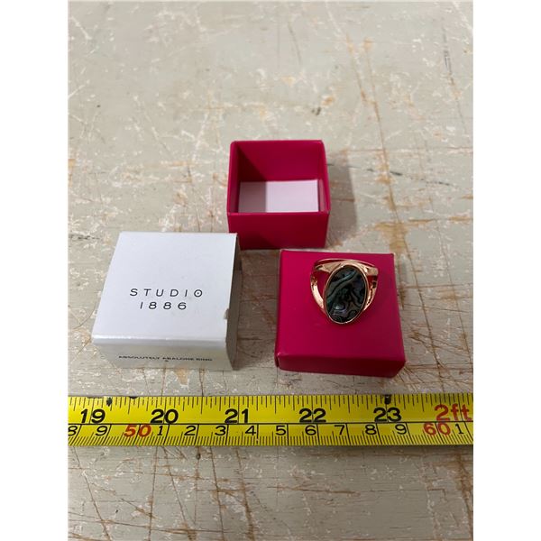 Absolutely Abalone Ring (size 8)