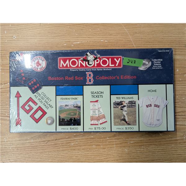 Monopoly Boston Red Sox Collector Edition Game (Sealed)