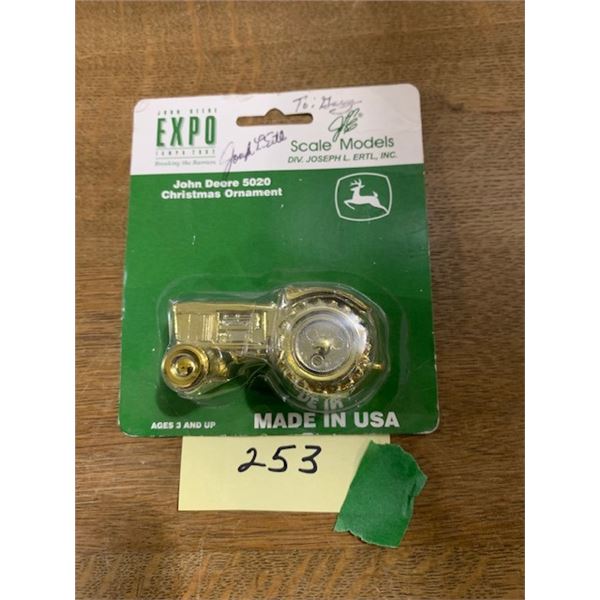John Deere 5020 X-Mas Ornament-Signed