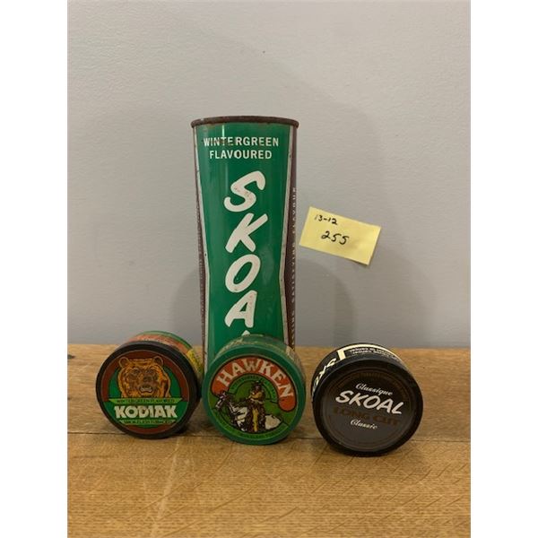 Skoal and Three Boxes