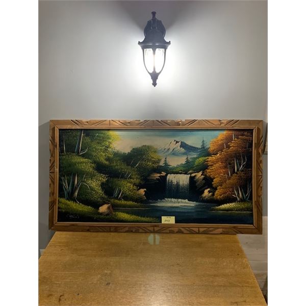 Black Velvet Water Fall 2'x4'