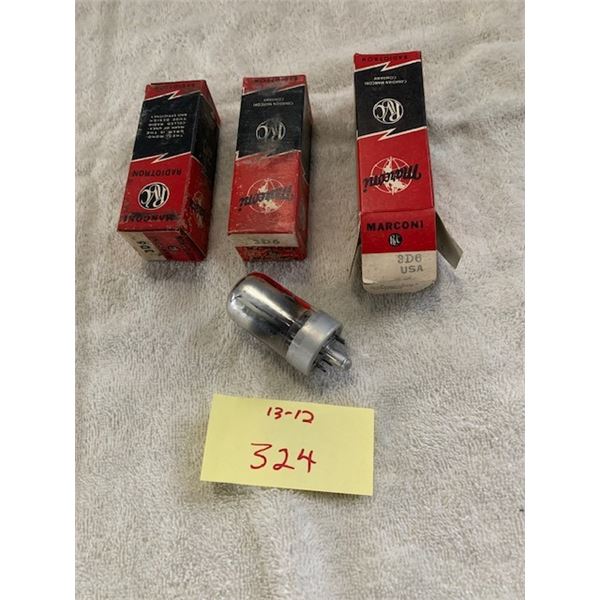 Marconi 3D 6 Radio tubes