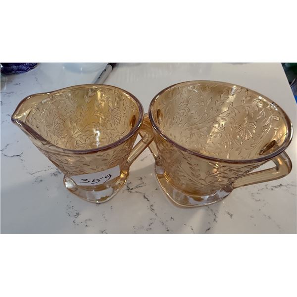 Carmel cream and sugar