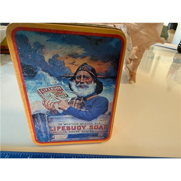 Vintage Lifebouy tin