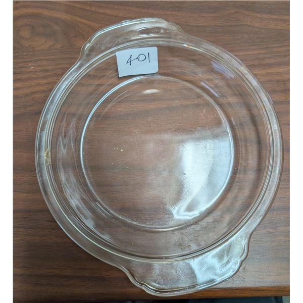 Glass pie plate