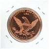 Image 2 : One A.V.D.P Ounce Copper .999 Fine.