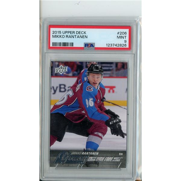 2015 UPPER DECK Mikko Rantanen #206 Mint 9 12372826