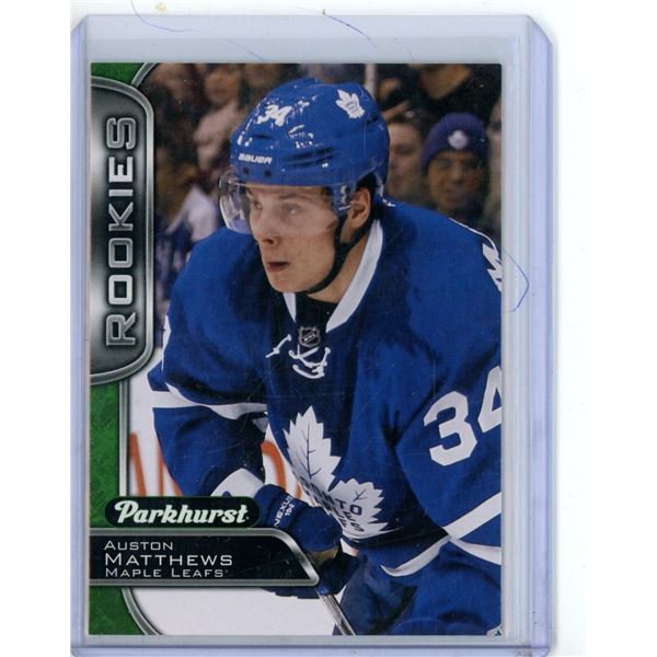 Auston Matthews Rookie Card 2016=17 Parkhurst #370