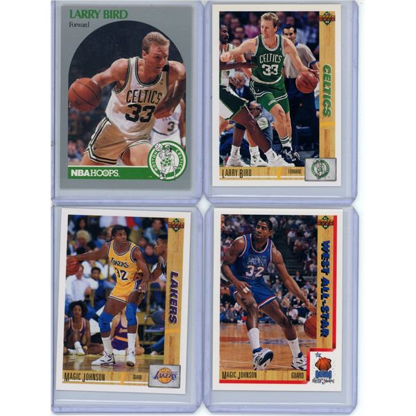 (4) 1990s Bird and Magic Cards