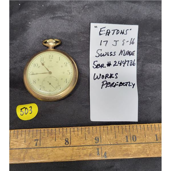 Eaton's 17J. Swiss Made, Perfect Working Condition