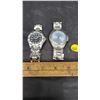 Image 1 : (2) Men's Watches, Outline, Japan + Carl Ange, needs Battery's