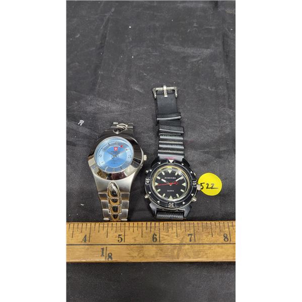 (2) Men's Watches, New Swiss Arms and Rumor-Sport Japan , Needs Batteries