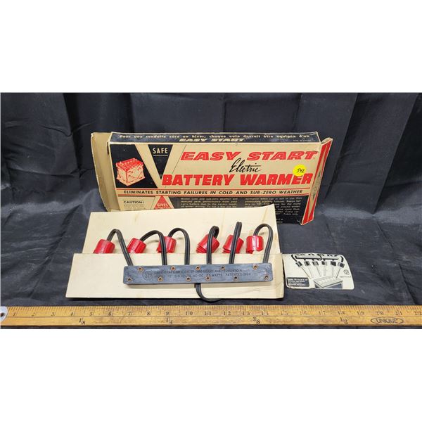 Vintage, Easy Start Battery Warmer NOS