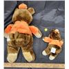Image 2 : 2-A&W Plush Bears 8"and 16"