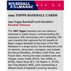 Image 2 : 1991 topps baseball cards set- 792 cards-consigner states complete