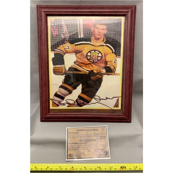 Bobby Orr autographed print framed