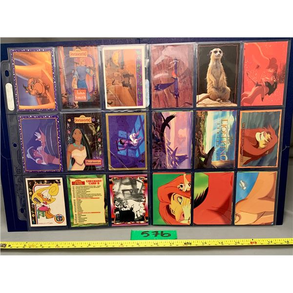 Disney collector character cards