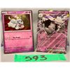 Image 1 : Pokemon Houndstone 2 card holo set- promo- authentic