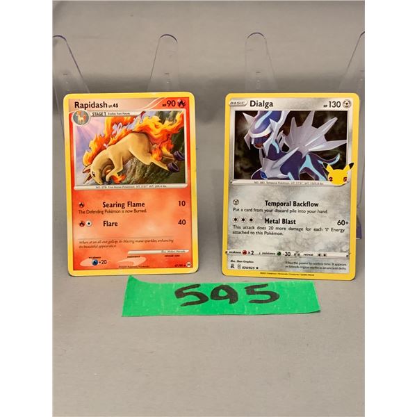 Pokemon rapidash and dialga celebrations set cards- authentic