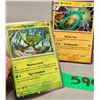 Image 3 : Pokemon bellibolt and ogerpon cosmos holo cards- authentic