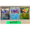 Image 1 : Pokemon 3 japanese mirrorball holo cards- authentic rare