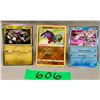 Image 1 : 3 pokemon cards- palkia, radiant hawlvcha holo cards- authentic- mint