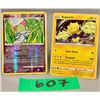 Image 1 : Pokemon ralts 2007 and regieleki cosmos shiny holo cards- authentic