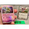 Image 2 : Pokemon cards- pawniard cosmos holo and dusknoir prismatic masterball- authentic