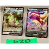 Image 1 : Pokemon cards- Stunfisk v and stuntank v full art holo cards- rare- mint- authentic