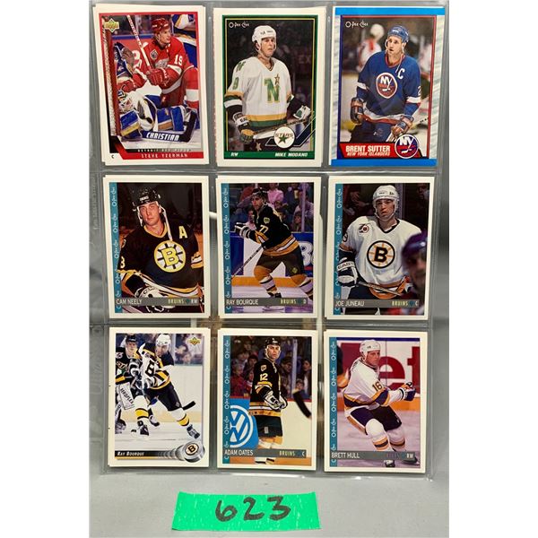 18 NHL rookie hockey cards