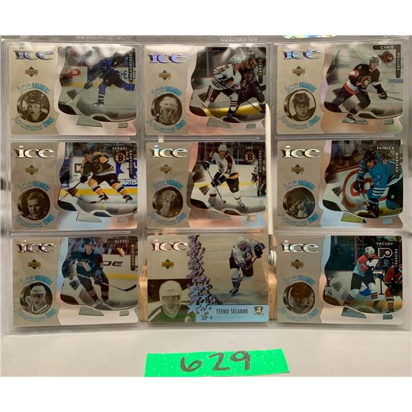 9 NHL upper deck mcdonalds ice hockey cards