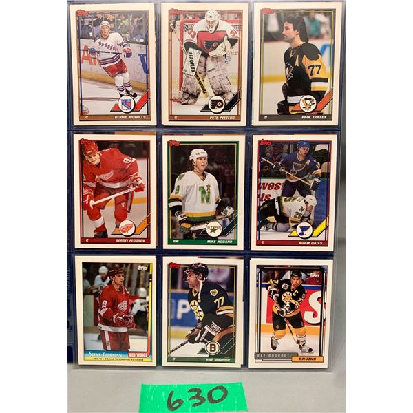 18 NHL super stars hockey cards