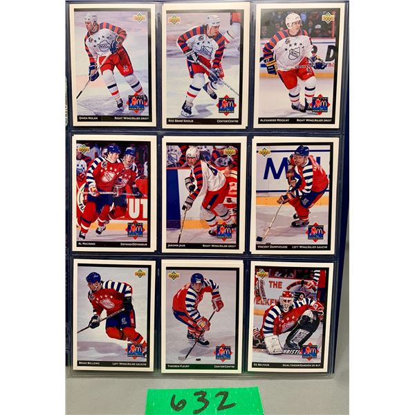 14 upper deck mcdonalds all star hockey cards
