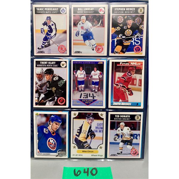 18 NHL rookie cards