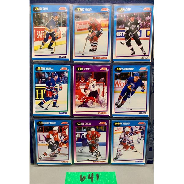 18 NHL star players hockey cards
