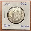 Image 1 : 1956 Canadian Silver 50 cent coin.