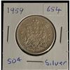 Image 1 : 1959 Canadian Silver 50 cent coin.