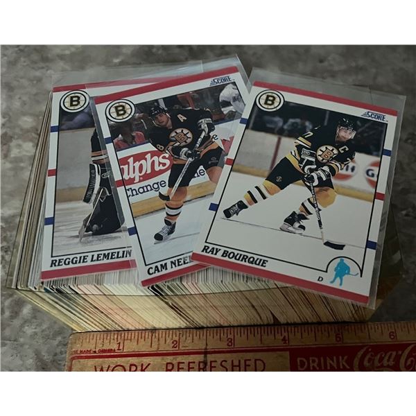 Boston Bruins lot of 250+ hockey cards. Mixed Brands. Mixed Years.