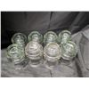Image 1 : (8) Clear Insulators (Dominion 9, and etc.)